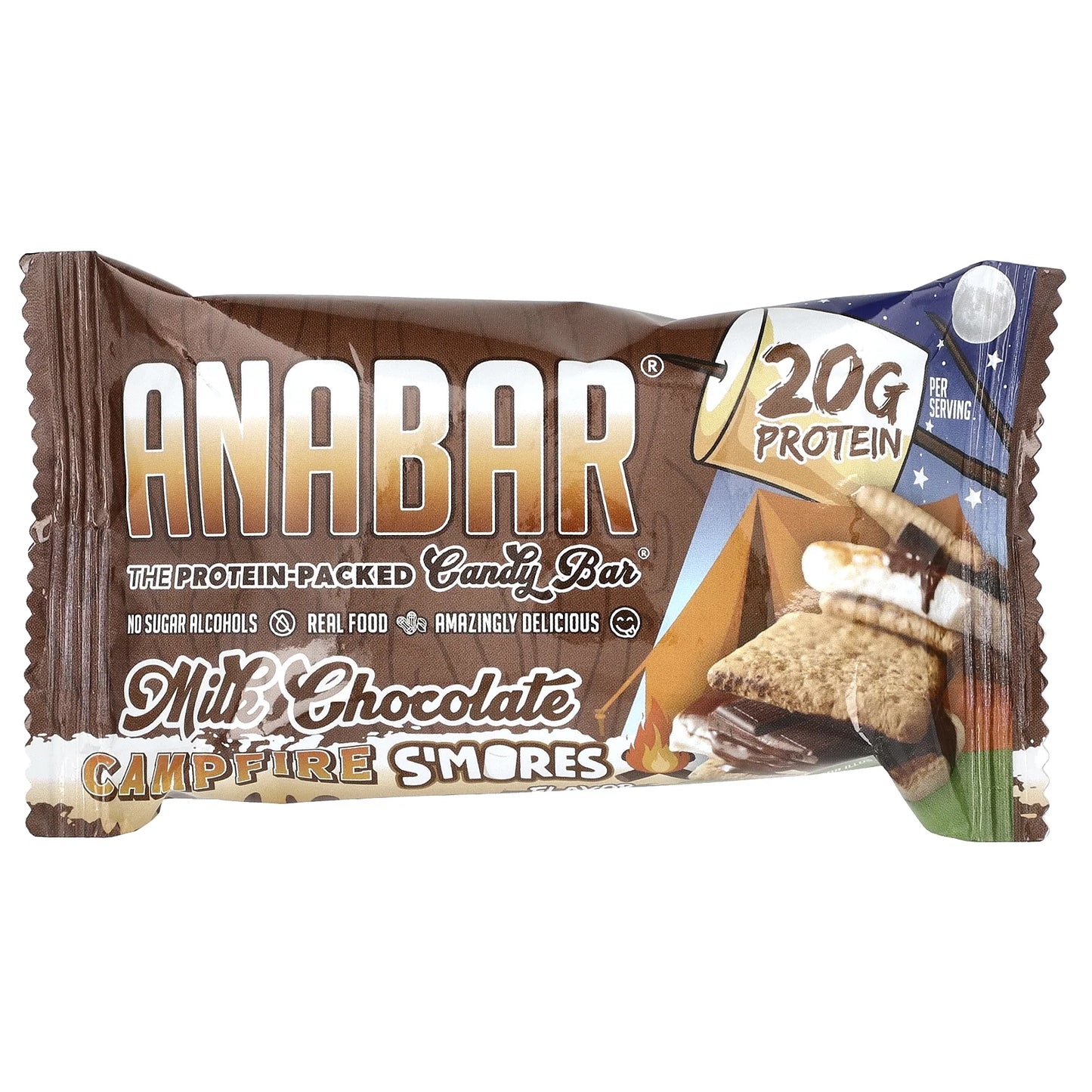 Anabar Protein-Packed Candy Bar - Campfire S'Mores