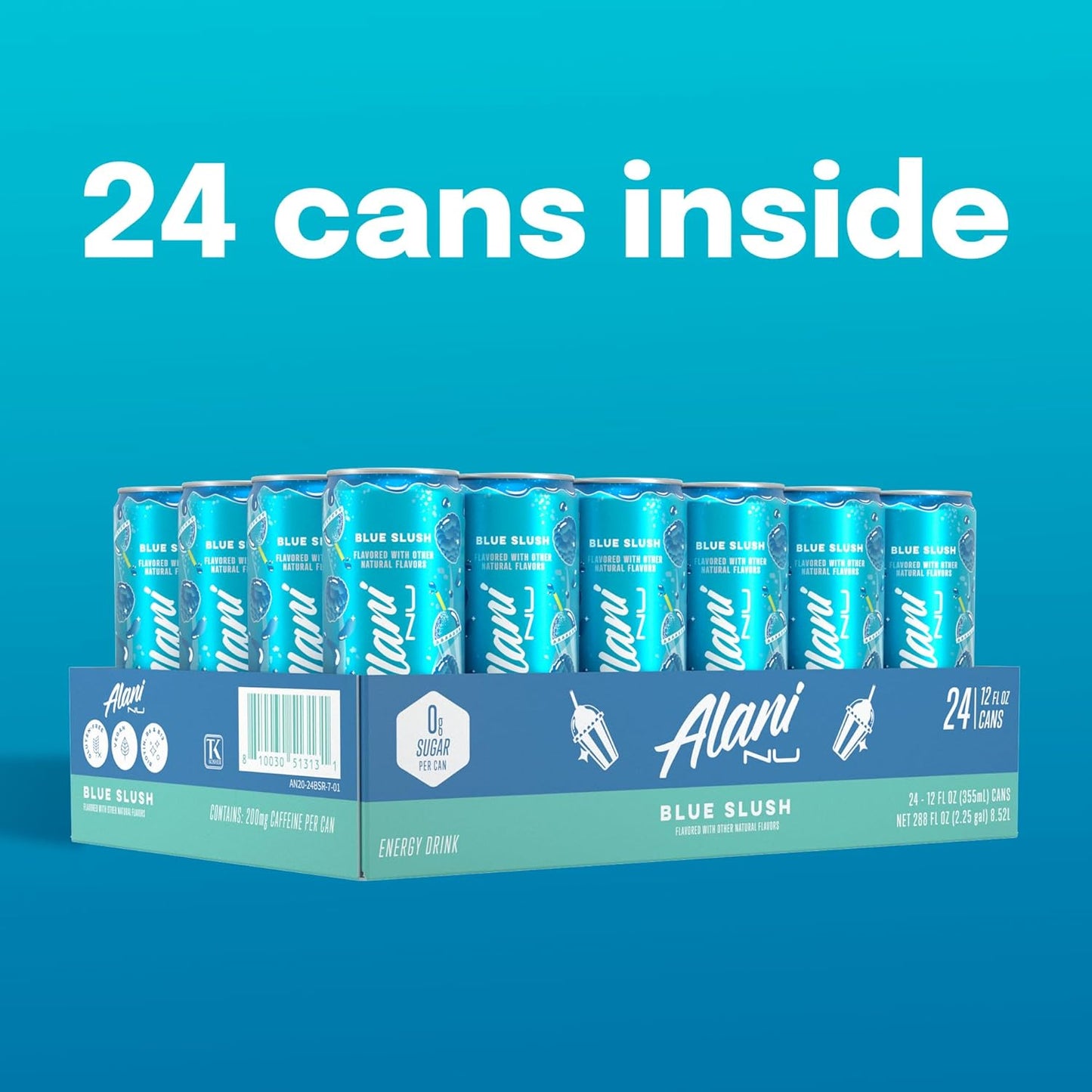 Alani Nu Energy Drinks - Blue Slush