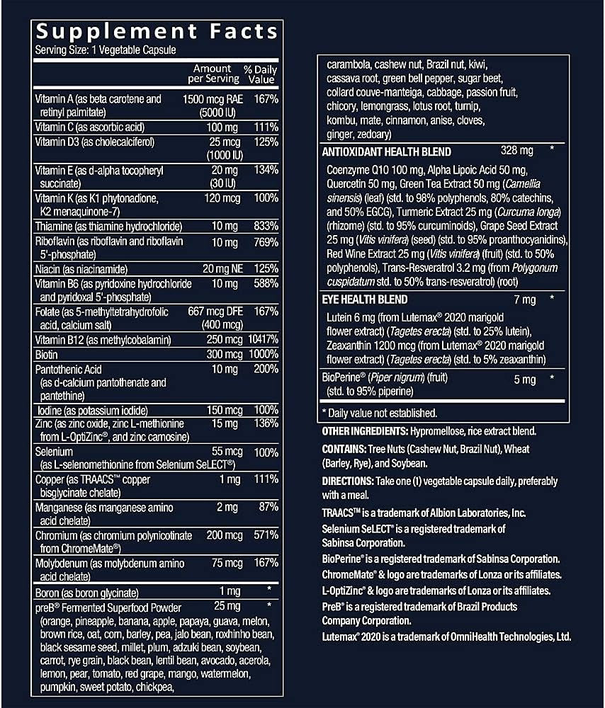 Vthrive Bioactive Men's Multivitamin