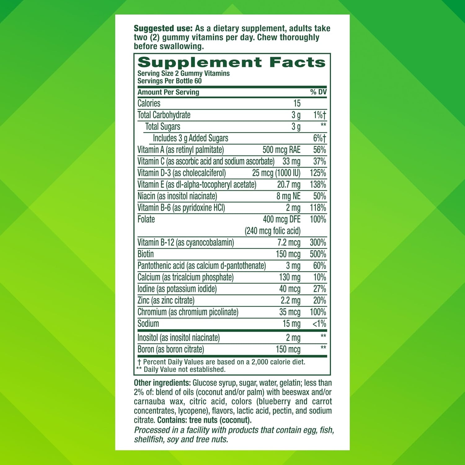 Adult Gummy Vitamins for Women, 120 Count