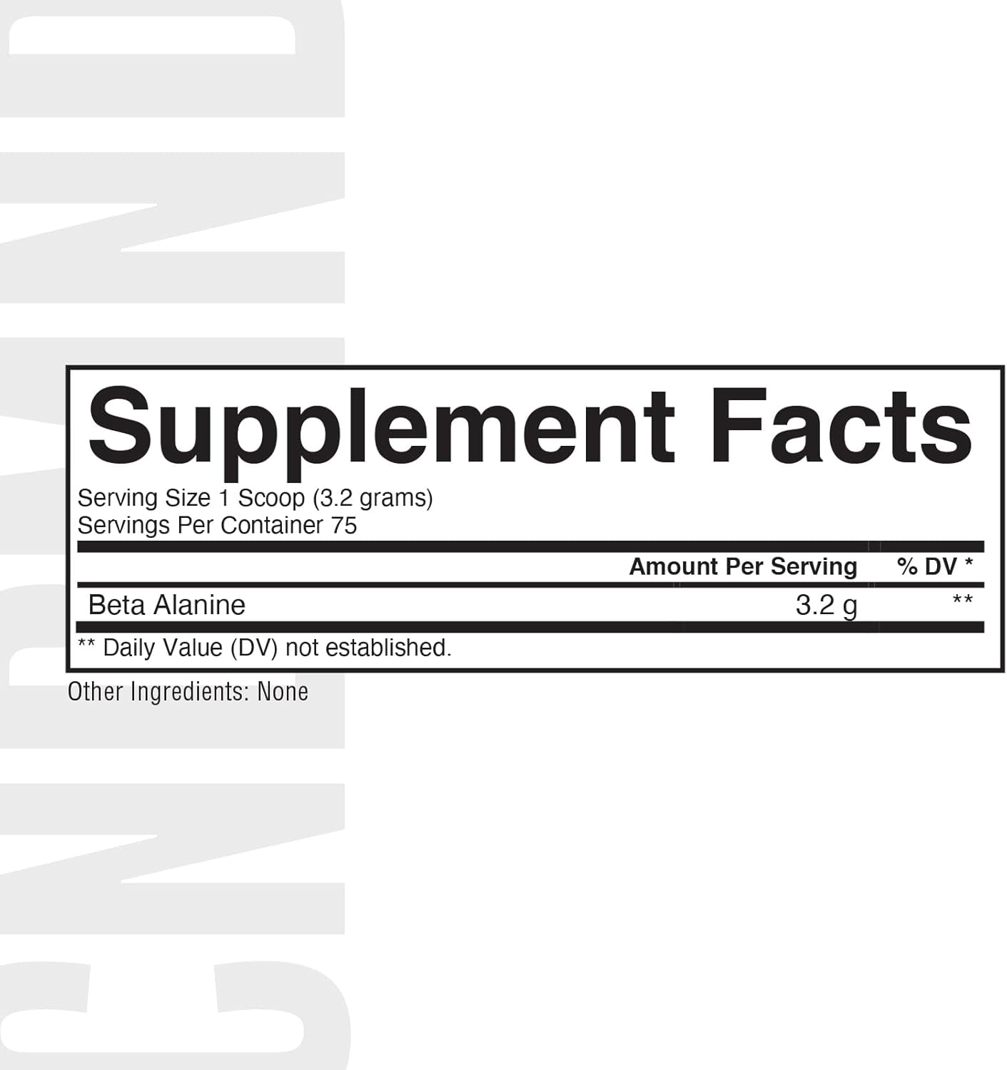 Condemned Labz 100% Pure Beta Alanine Powder - Unflavored