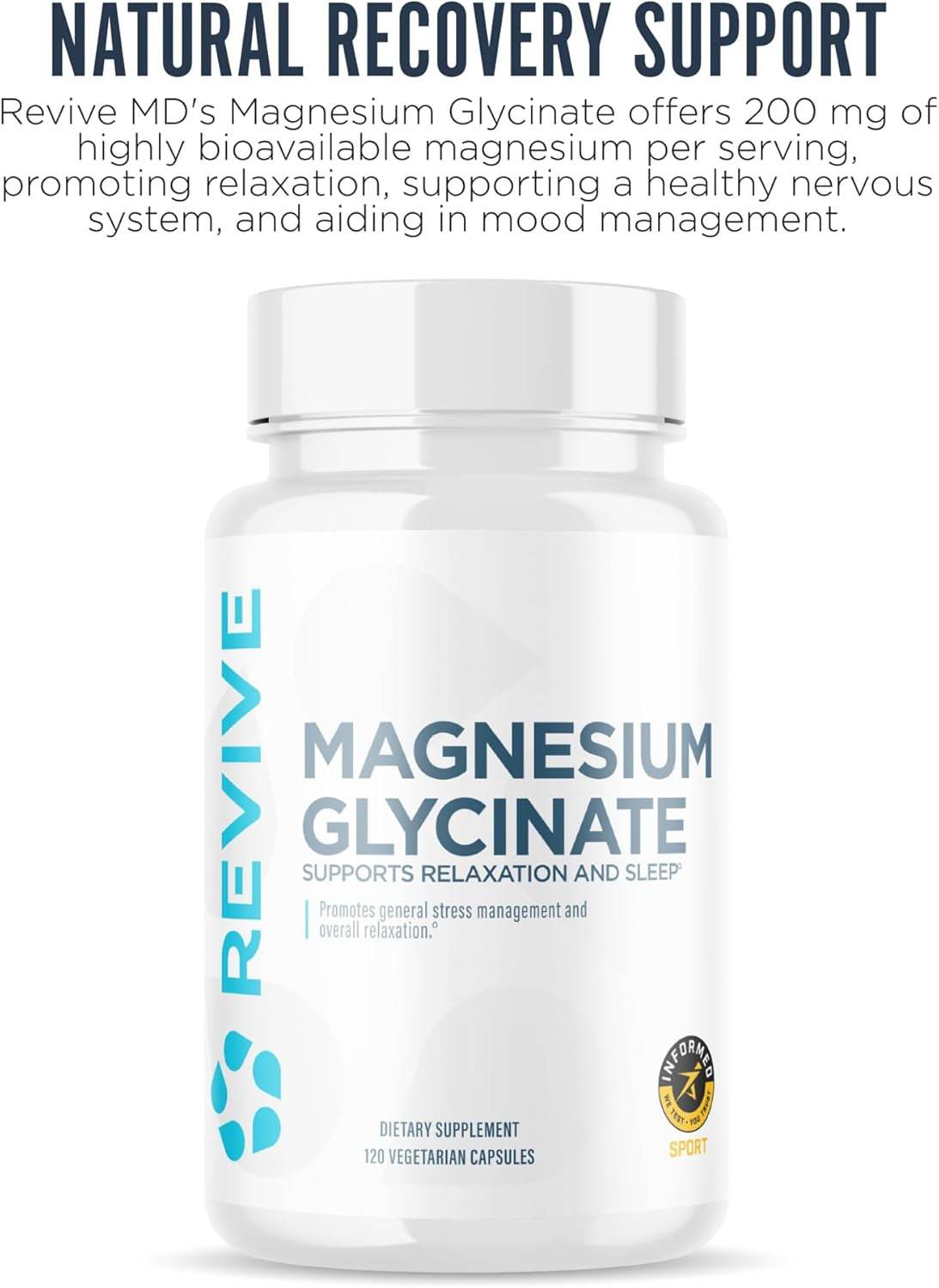 Revive MD Magnesium Glycinate Capsules