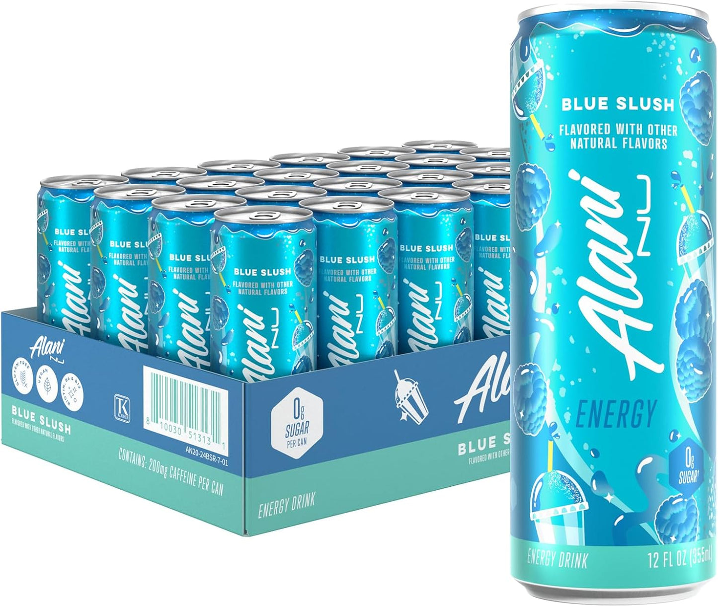 Alani Nu Energy Drinks - Blue Slush
