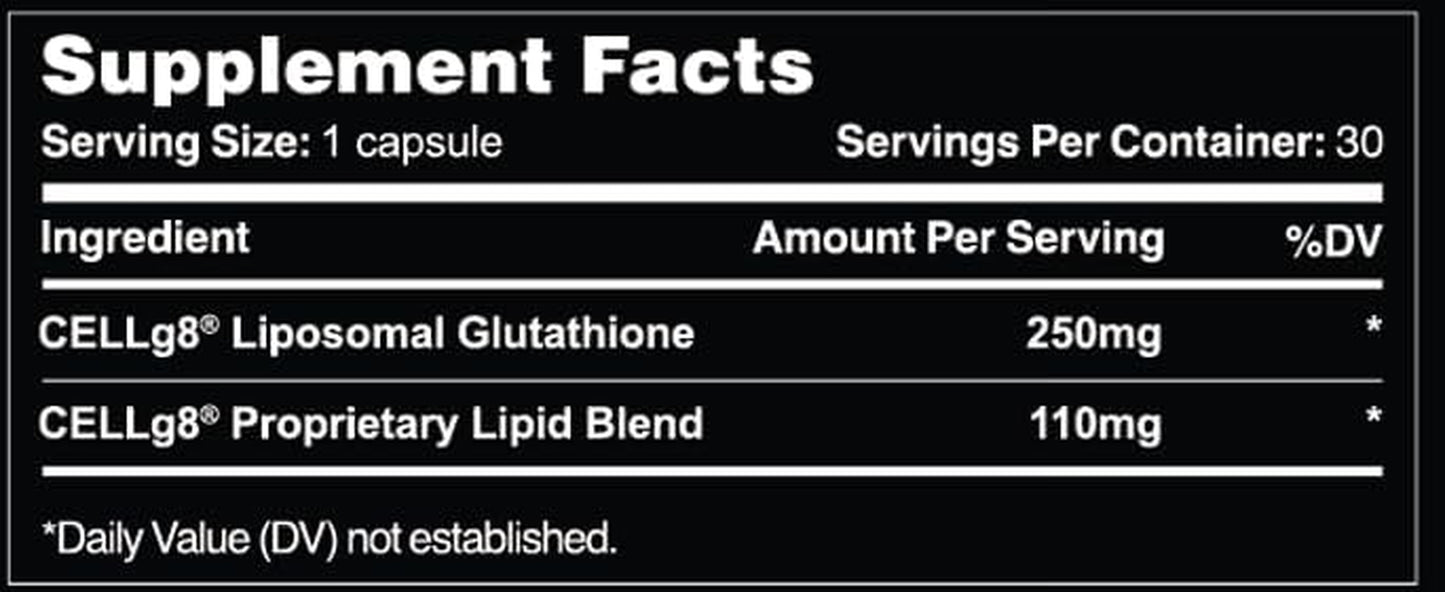 Leviathan Nutrition Liposomal Glutathione Capsules
