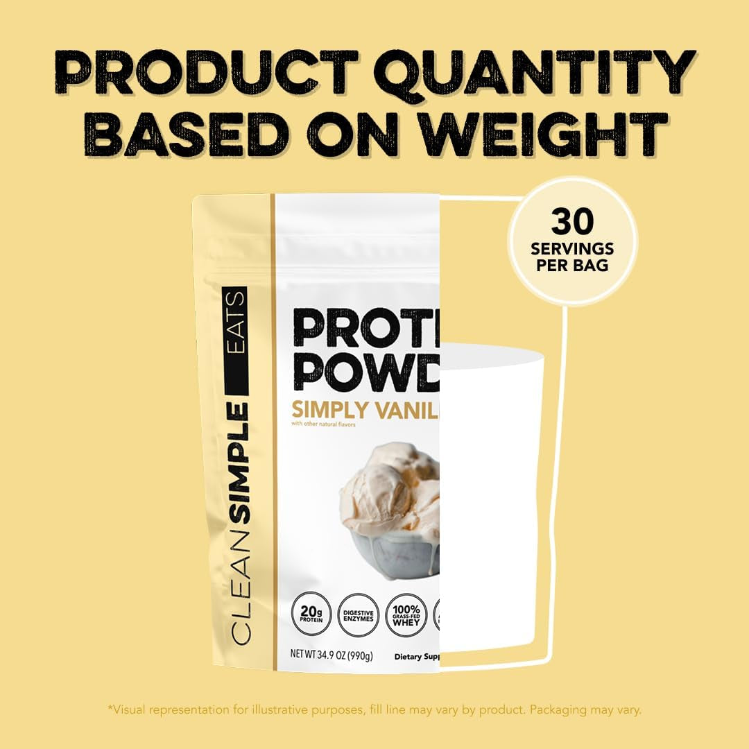 Clean Simple Eats Whey Protein Powder - Simply Vanilla