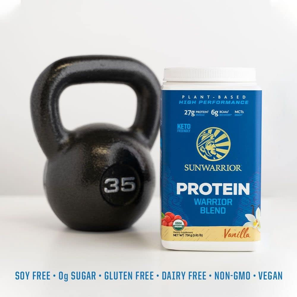 Sunwarrior Organic Plant Based Protein Powder - Vanilla