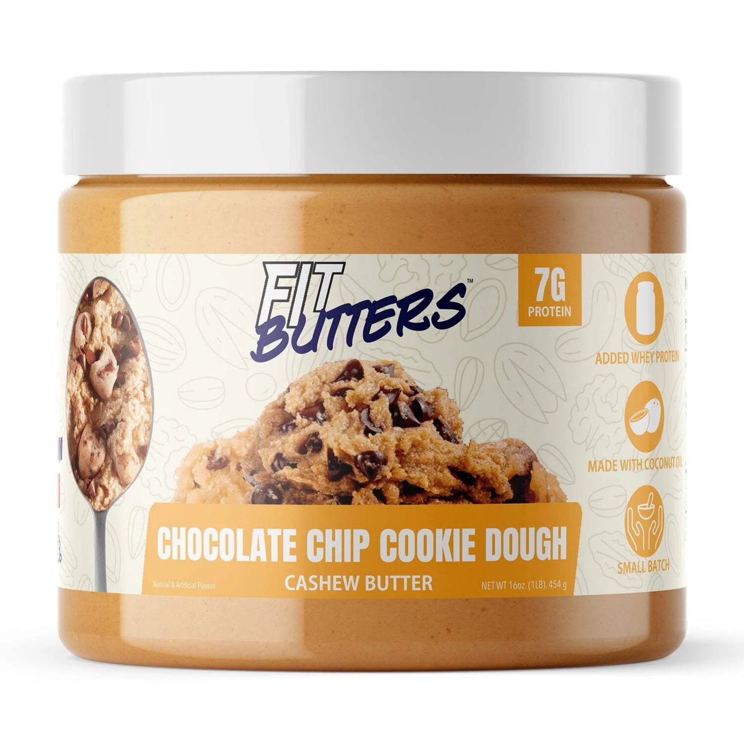 Fit Butters Chocolate Chip Cookie Dough Cashew Butter