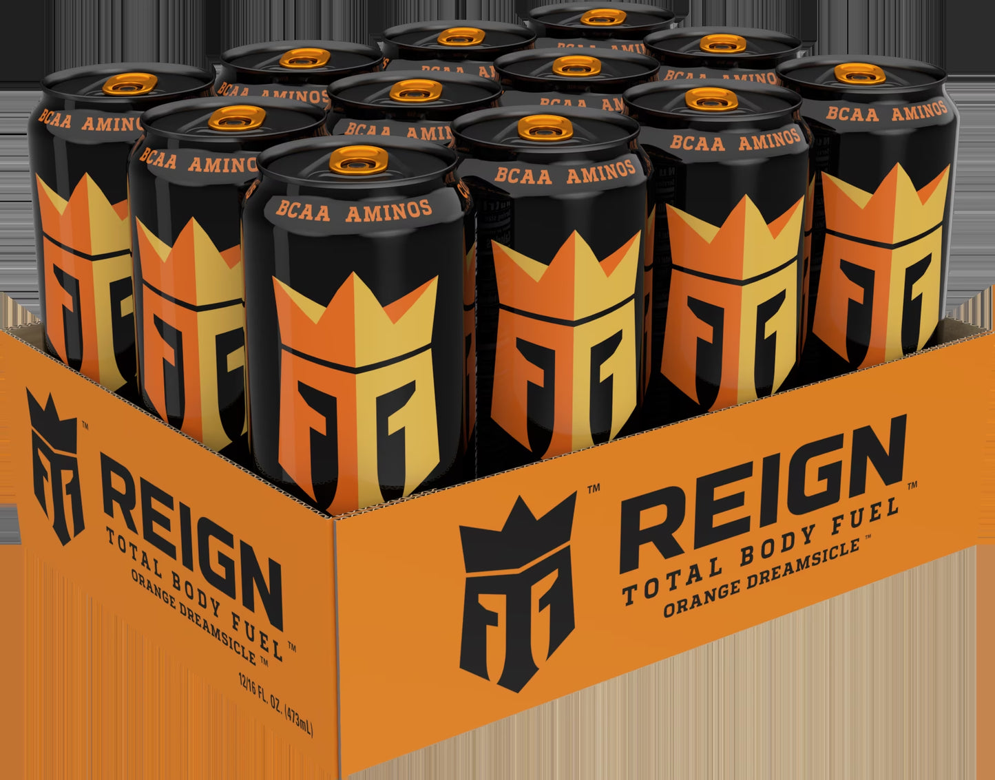 (12 Cans) Energy Drink, Orange Dreamsicle, 16 Fl Oz