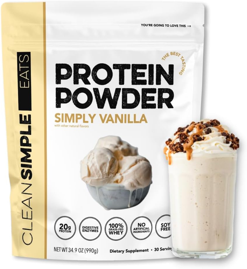 Clean Simple Eats Whey Protein Powder - Simply Vanilla