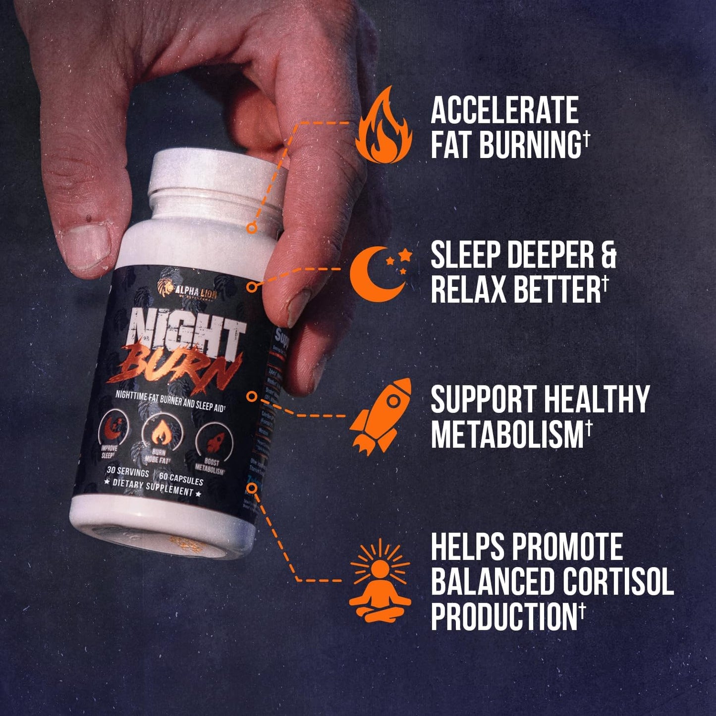 Alpha Lion Night Burn Metabolism Booster