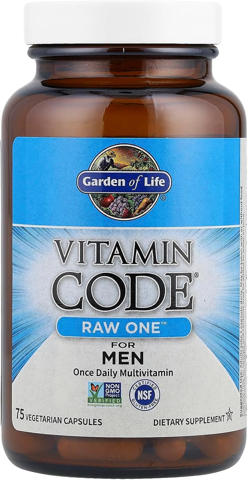 Garden of Life Vitamin Code Raw One Multivitamin for Men