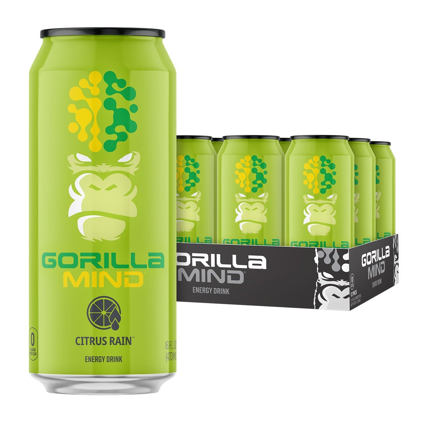 Gorilla Mind Energy Drinks - Citrus Rain