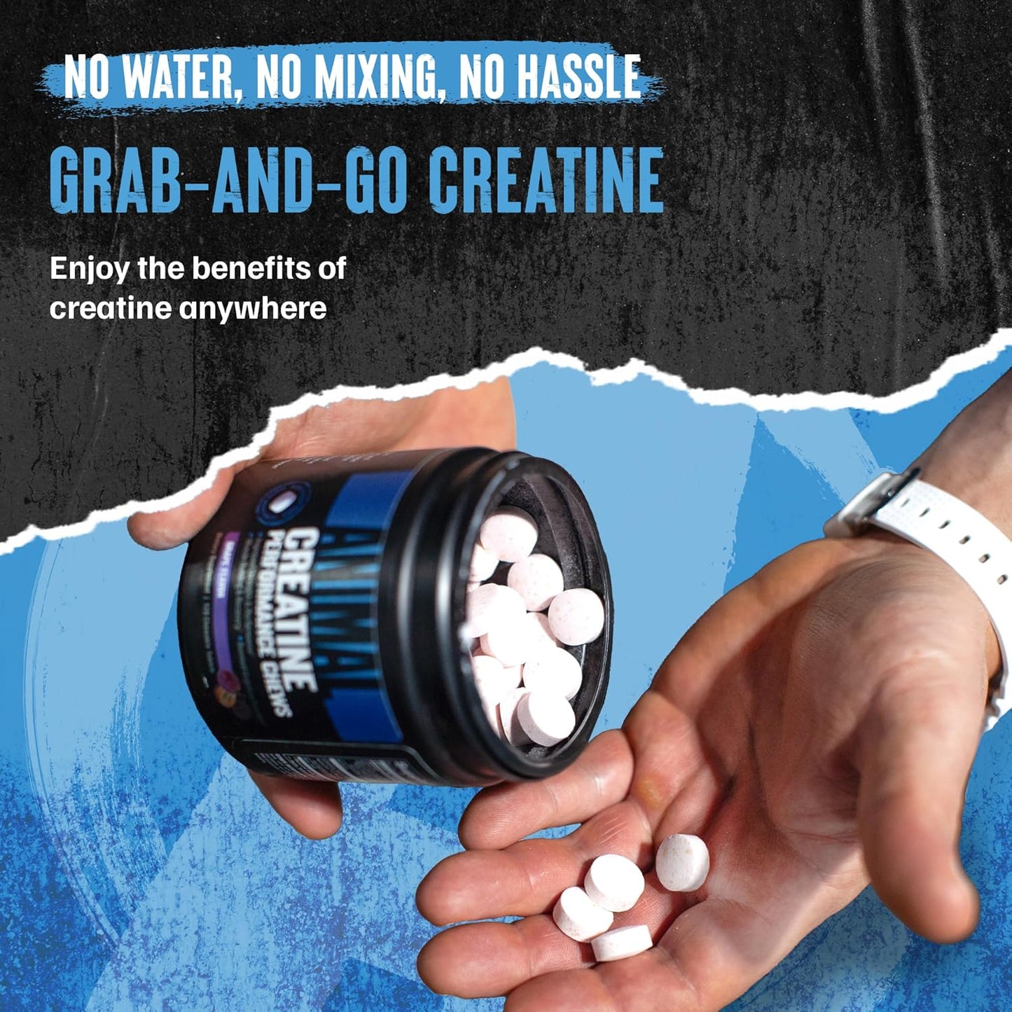 Animal Creatine Chews Tablets - Fruit Punch