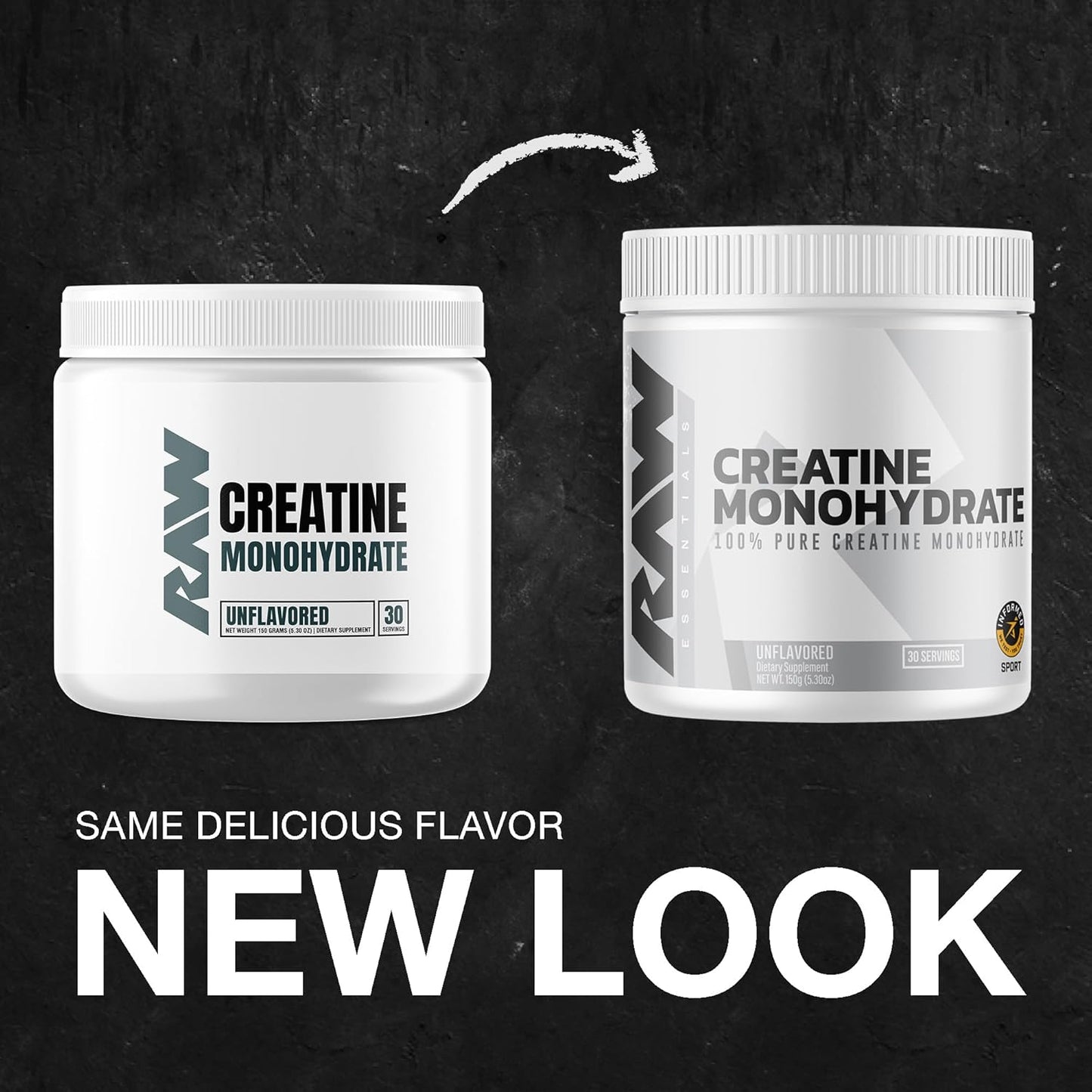 Raw Nutrition Creatine Monohydrate Powder - Unflavored