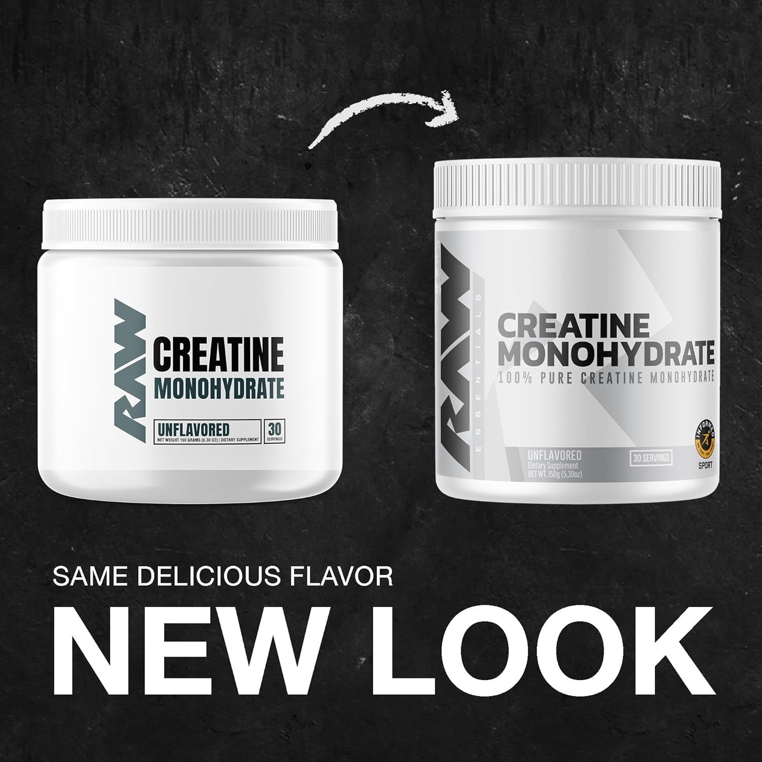 Raw Nutrition Creatine Monohydrate Powder - Unflavored