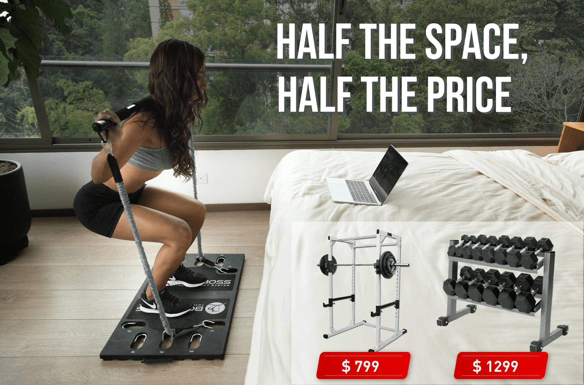 BodyBoss 2.0 - Full Portable Home Gym Workout Package