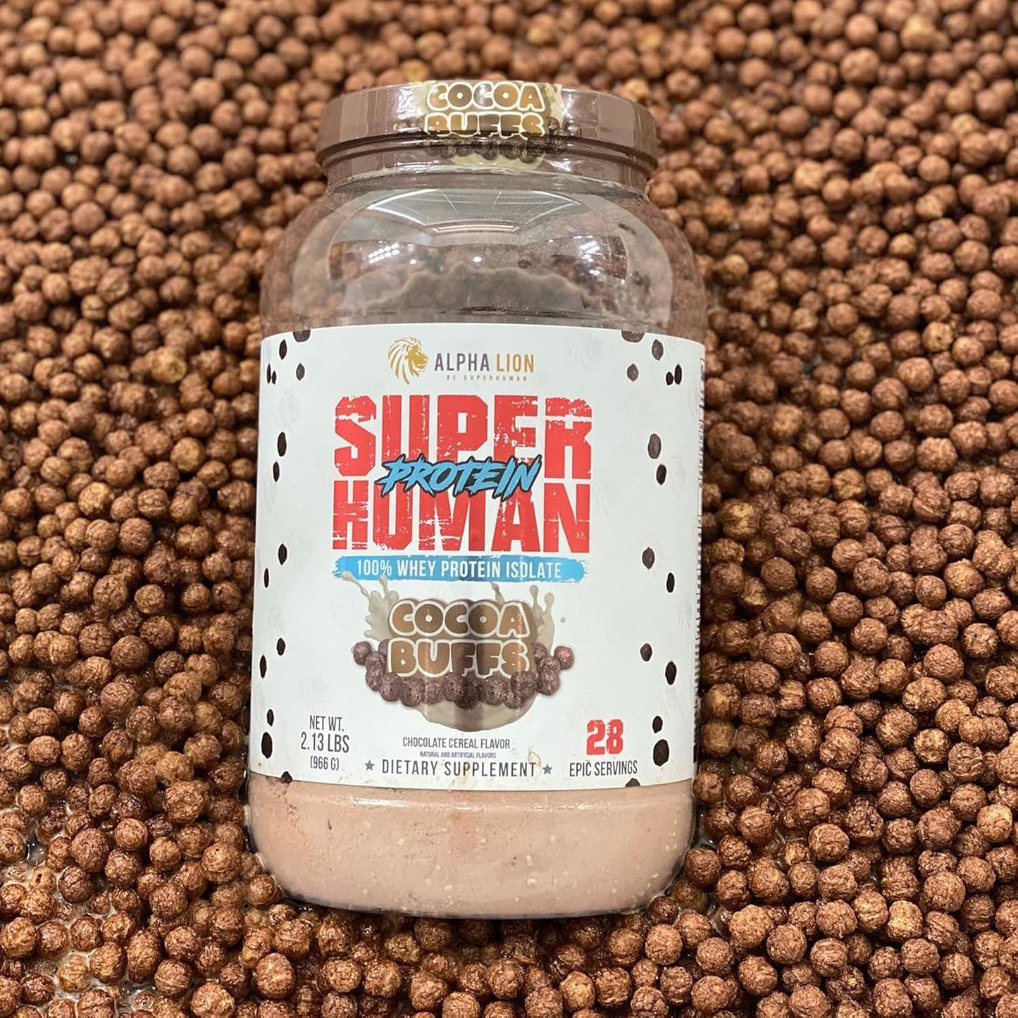 Alpha Lion Superhuman Whey Protein Powder - Cocoa Buffs