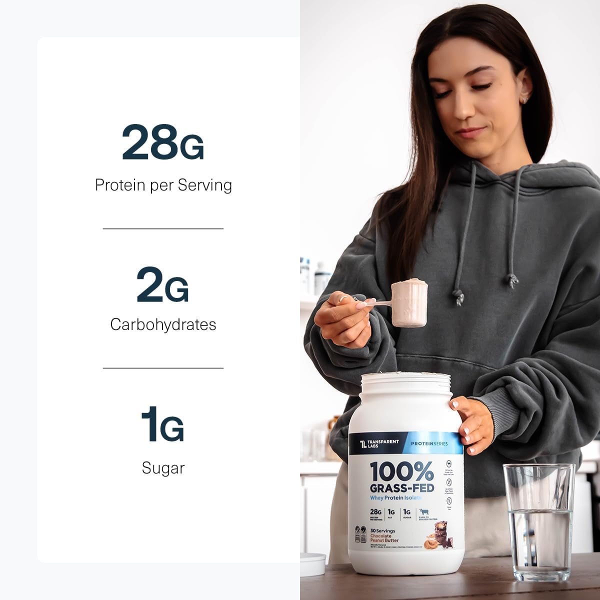 Transparent Labs Whey Protein Isolate - Oatmeal Chocolate Chip Cookie