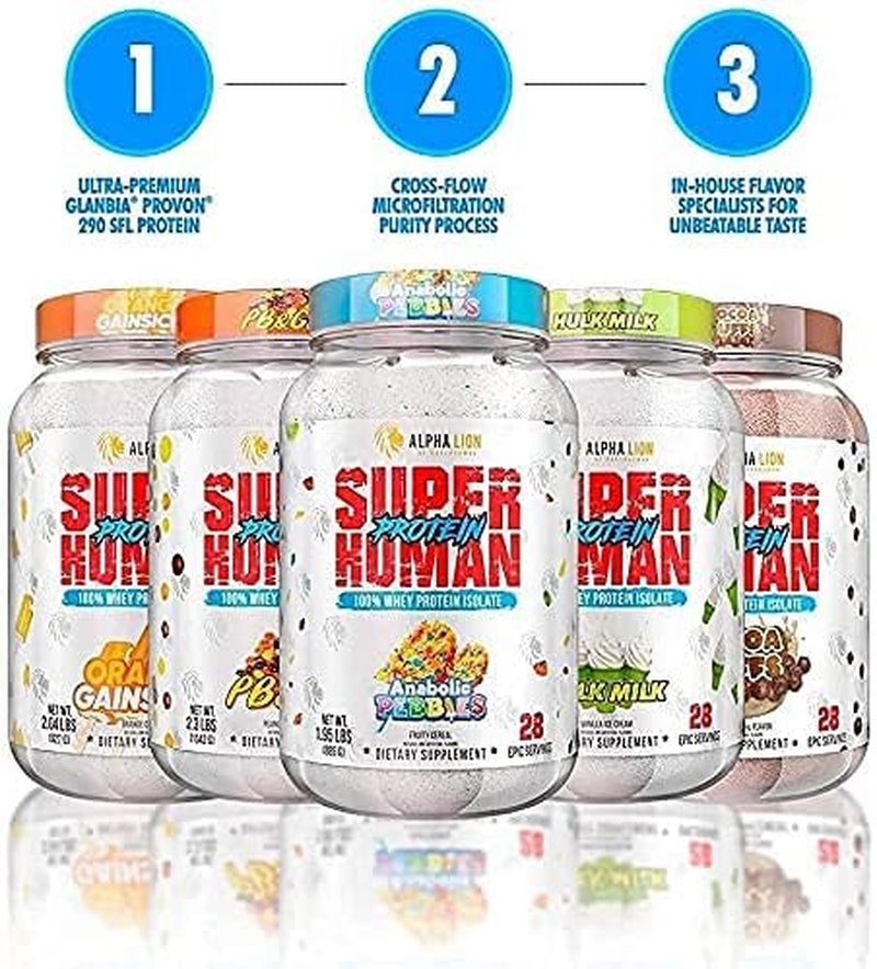Alpha Lion Superhuman Whey Protein Powder - Cocoa Buffs