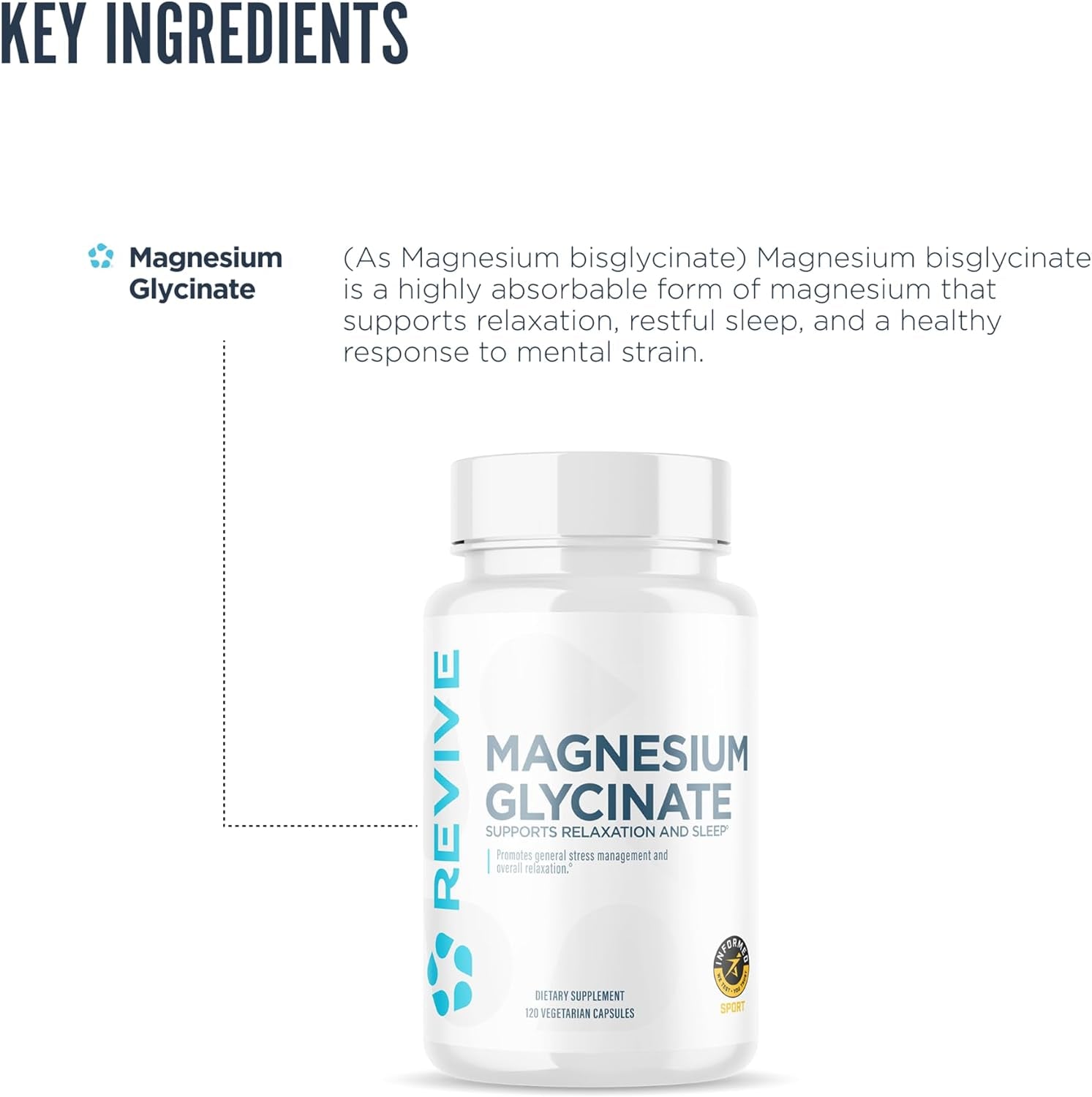 Revive MD Magnesium Glycinate Capsules