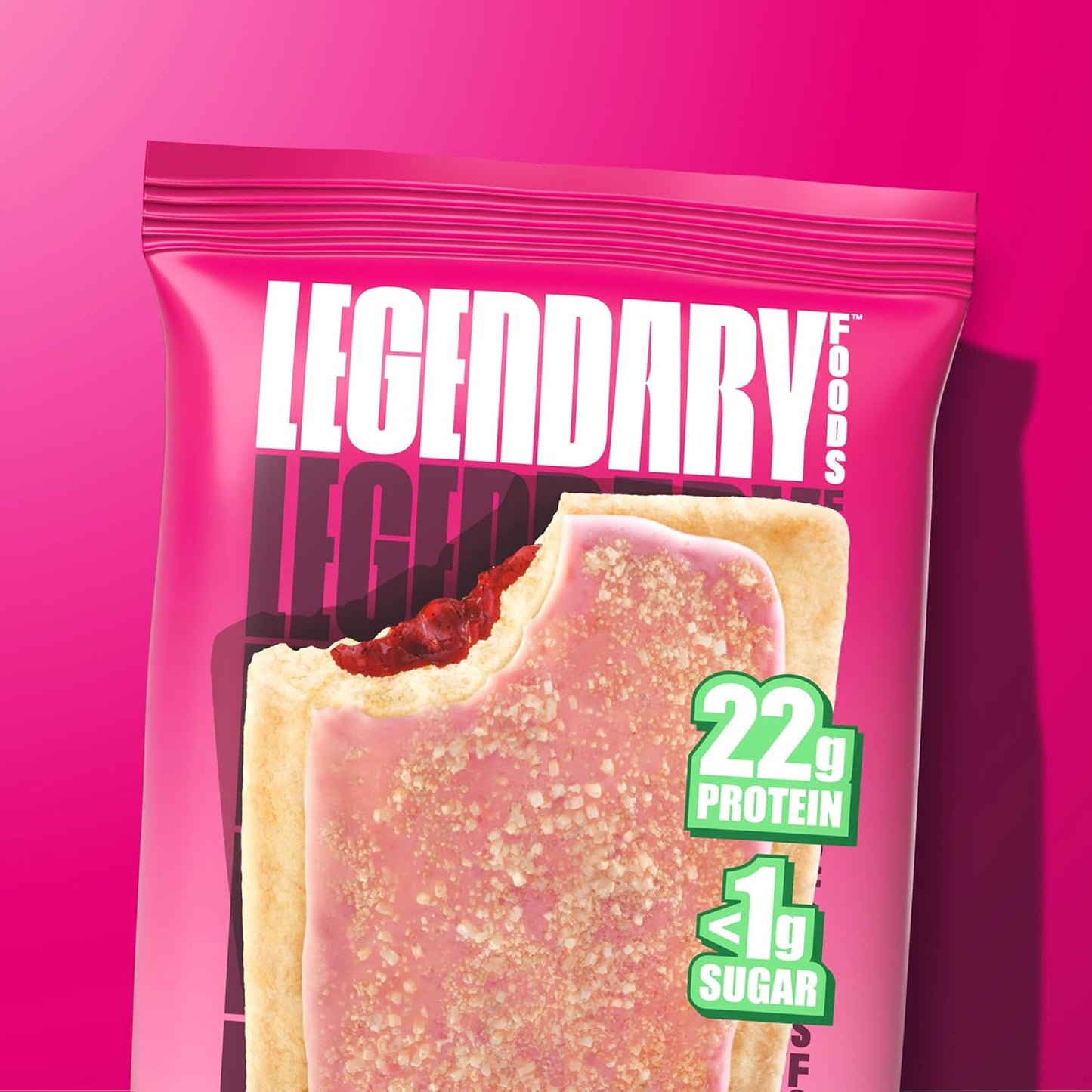 22G Protein Pastry+ Cherry, Low Carb Meal Replacement Bar - Low Glycemic, Gluten Free Protien Snacks - Healthy Keto Snack Box 8 Zero Sugar Energy Bars - Bariatric Diabetic Friendly