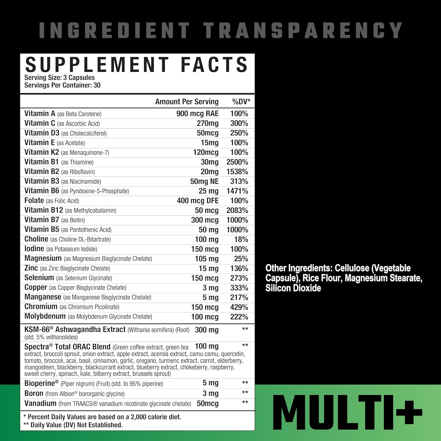 Axe & Sledge Multi+ Multivitamin for Men and Women