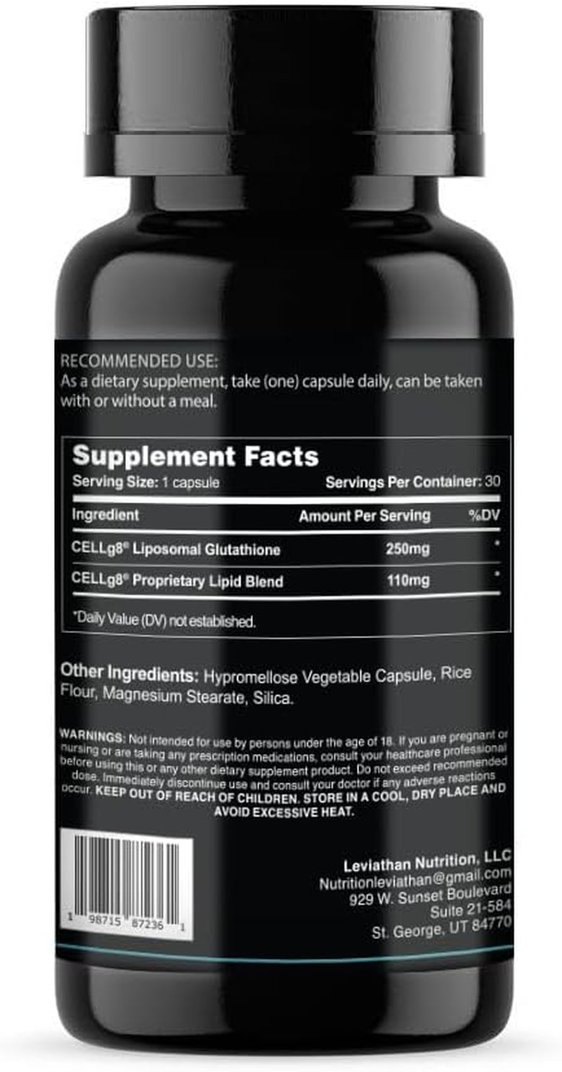 Leviathan Nutrition Liposomal Glutathione Capsules