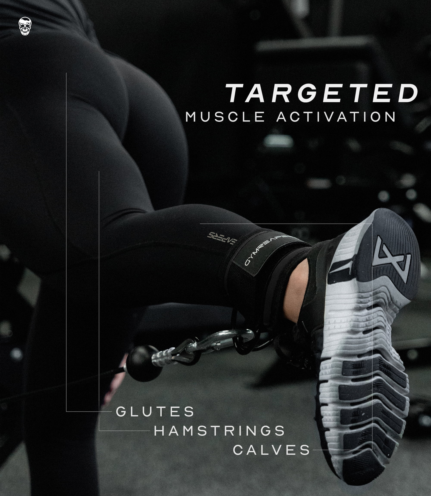 Gymreapers Ankle Strap - Black