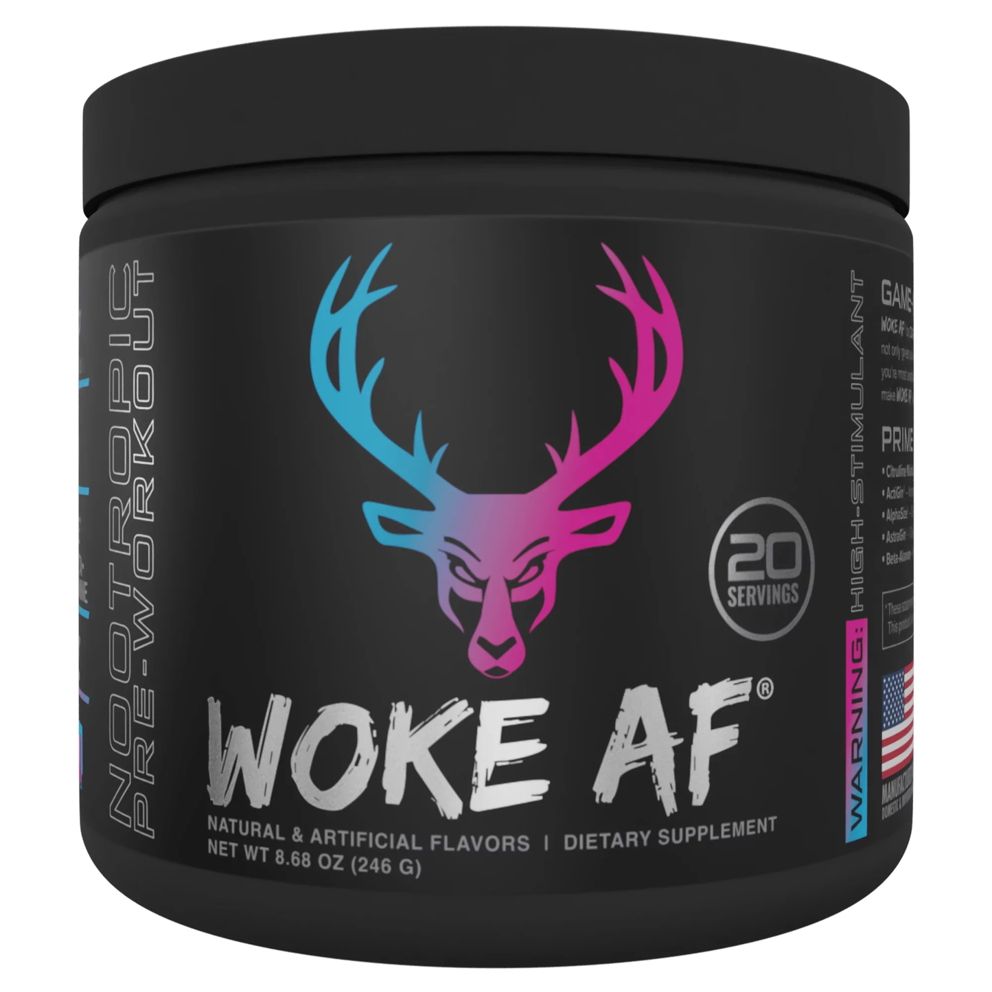 Bucked Up Woke AF Pre-Workout Powder - Miami