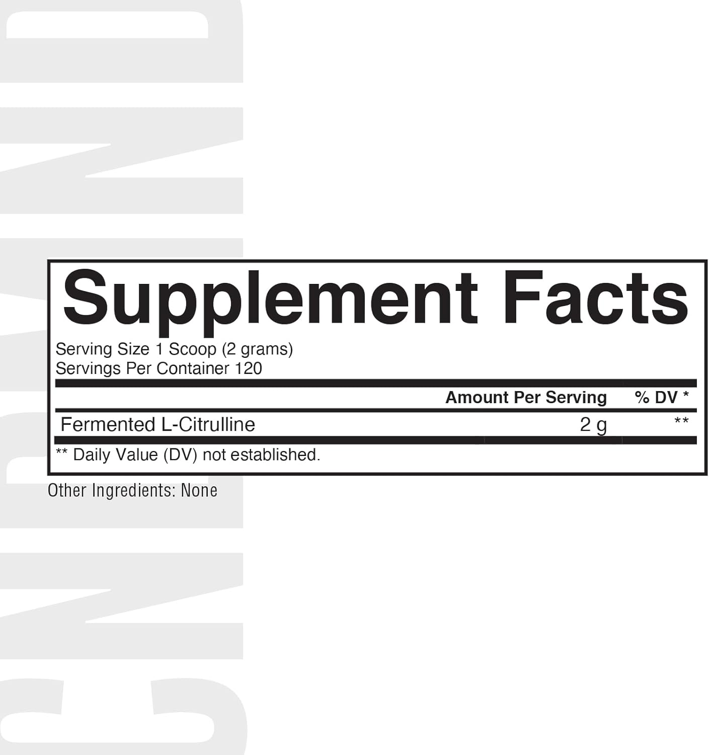Condemned Labz 100% Pure Fermented L-Citrulline Powder - Unflavored