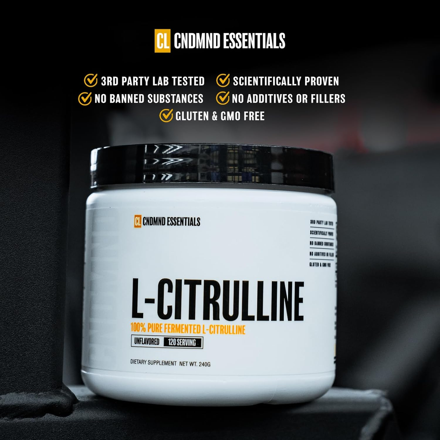 Condemned Labz 100% Pure Fermented L-Citrulline Powder - Unflavored