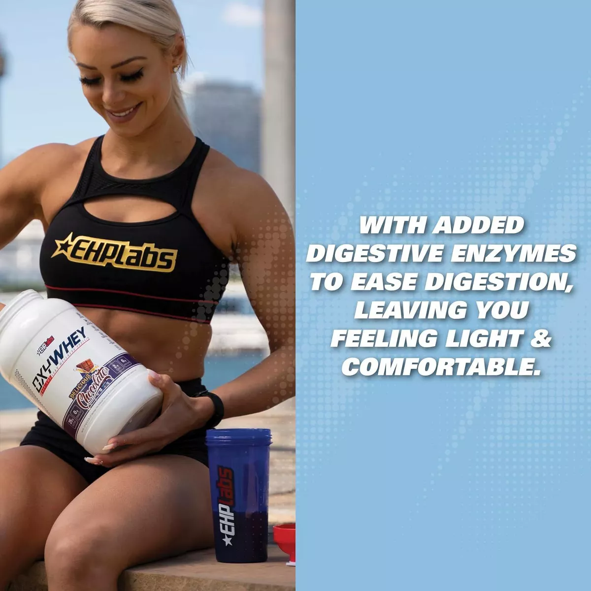 EHPLabs Oxywhey Whey Protein Isolate Powder - Vanilla Ice Cream