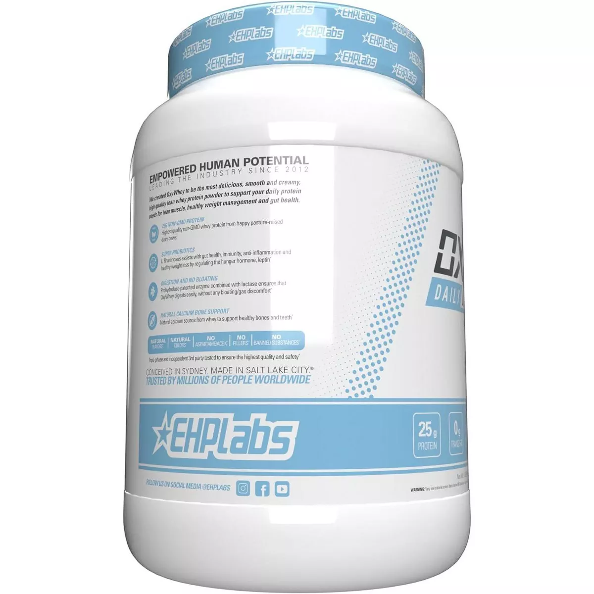 EHPLabs Oxywhey Whey Protein Isolate Powder - Vanilla Ice Cream