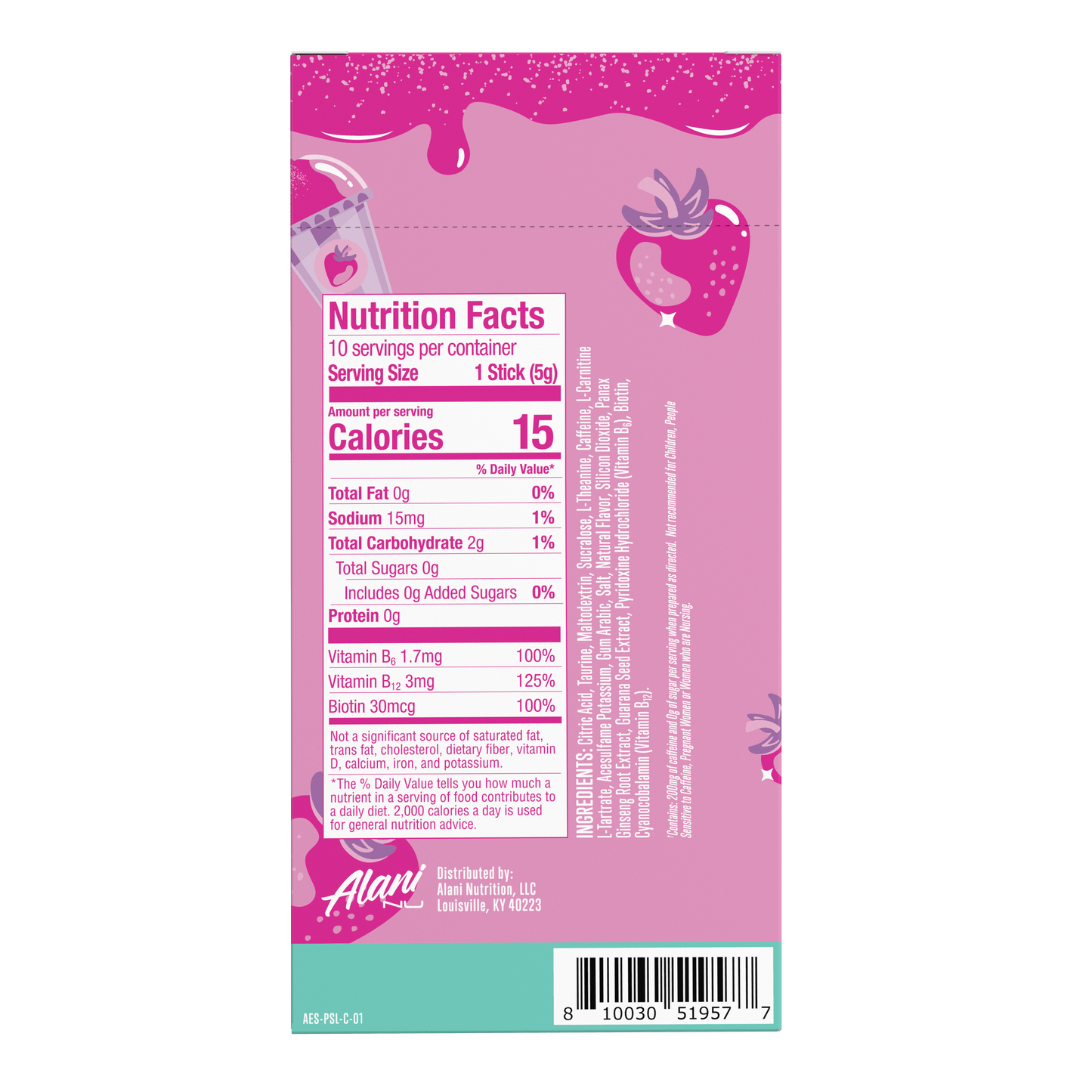 Alani Energy Sticks - Pink Slush