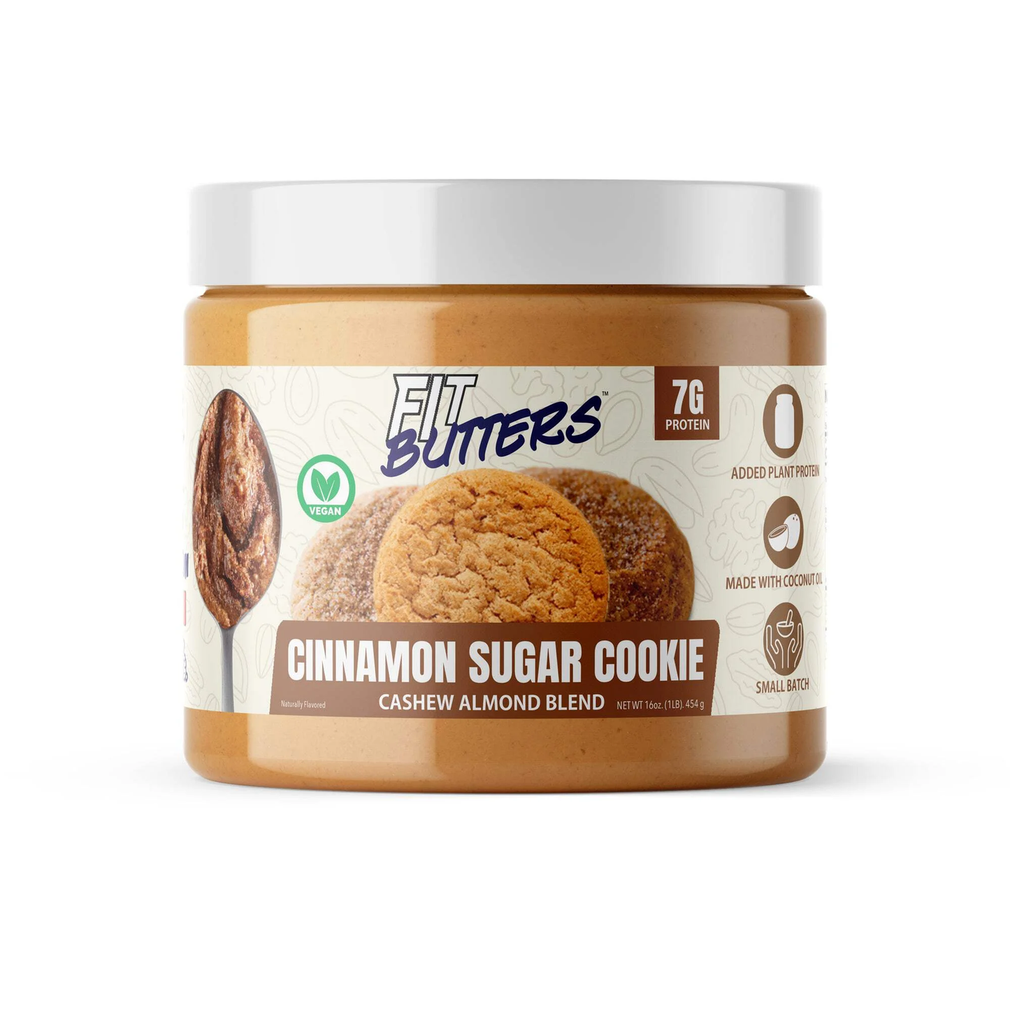 Fit Butters Almond Butter - Cinnamon Sugar Cookie Cashew