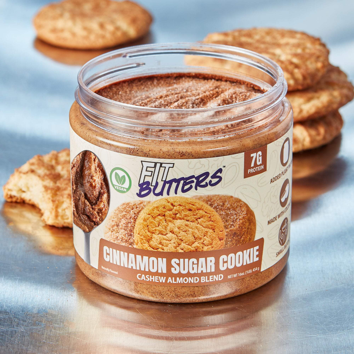 Fit Butters Almond Butter - Cinnamon Sugar Cookie Cashew