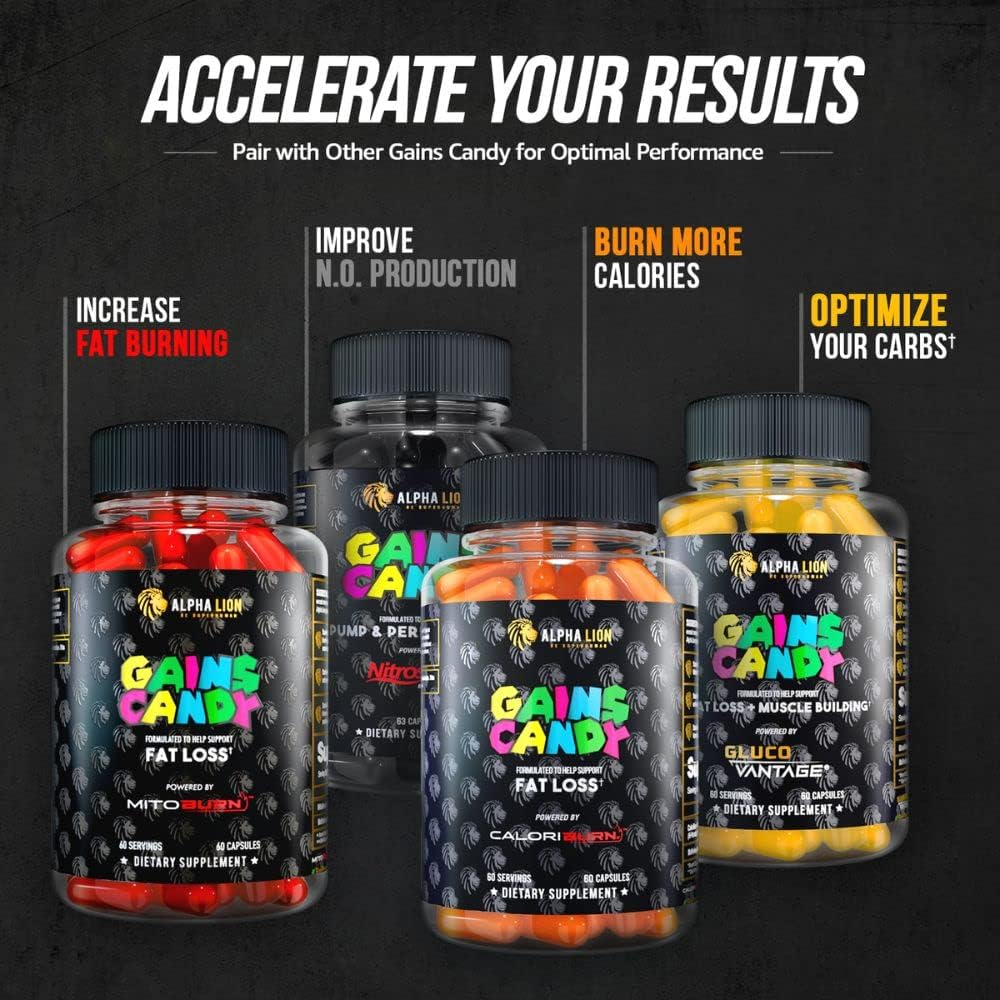 Alpha Lion Gains Candy - Caloriburn