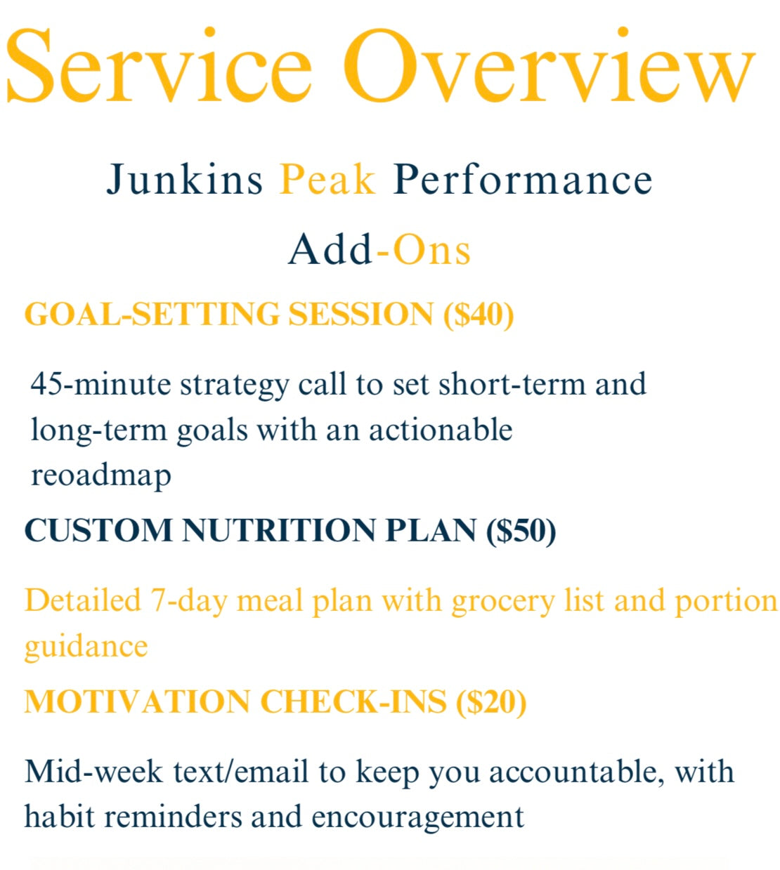 Goal-Setting Session