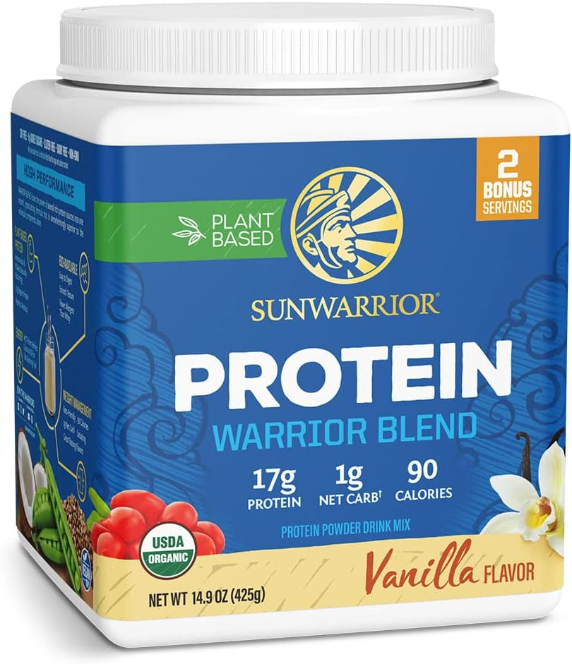 Sunwarrior Organic Plant Based Protein Powder - Vanilla