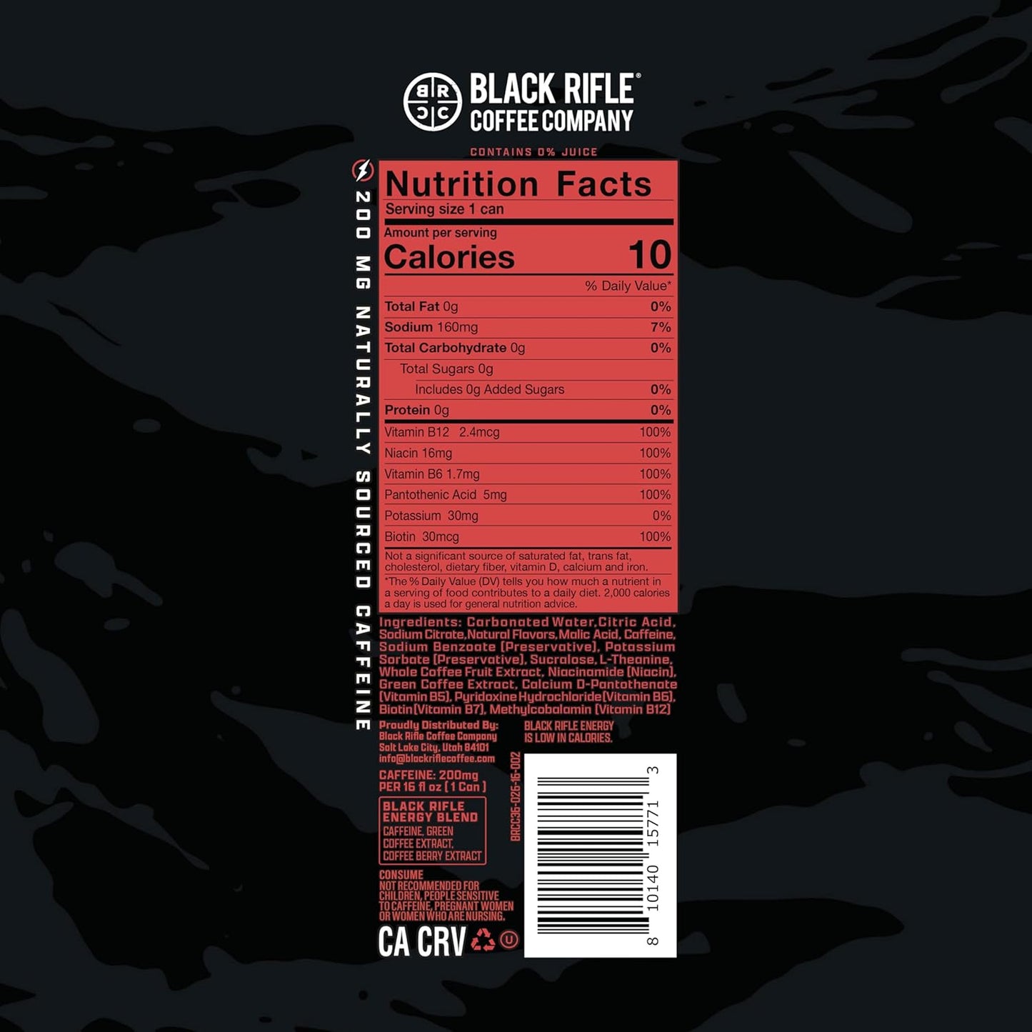 Black Rifle Energy Drink - Freedom Punch