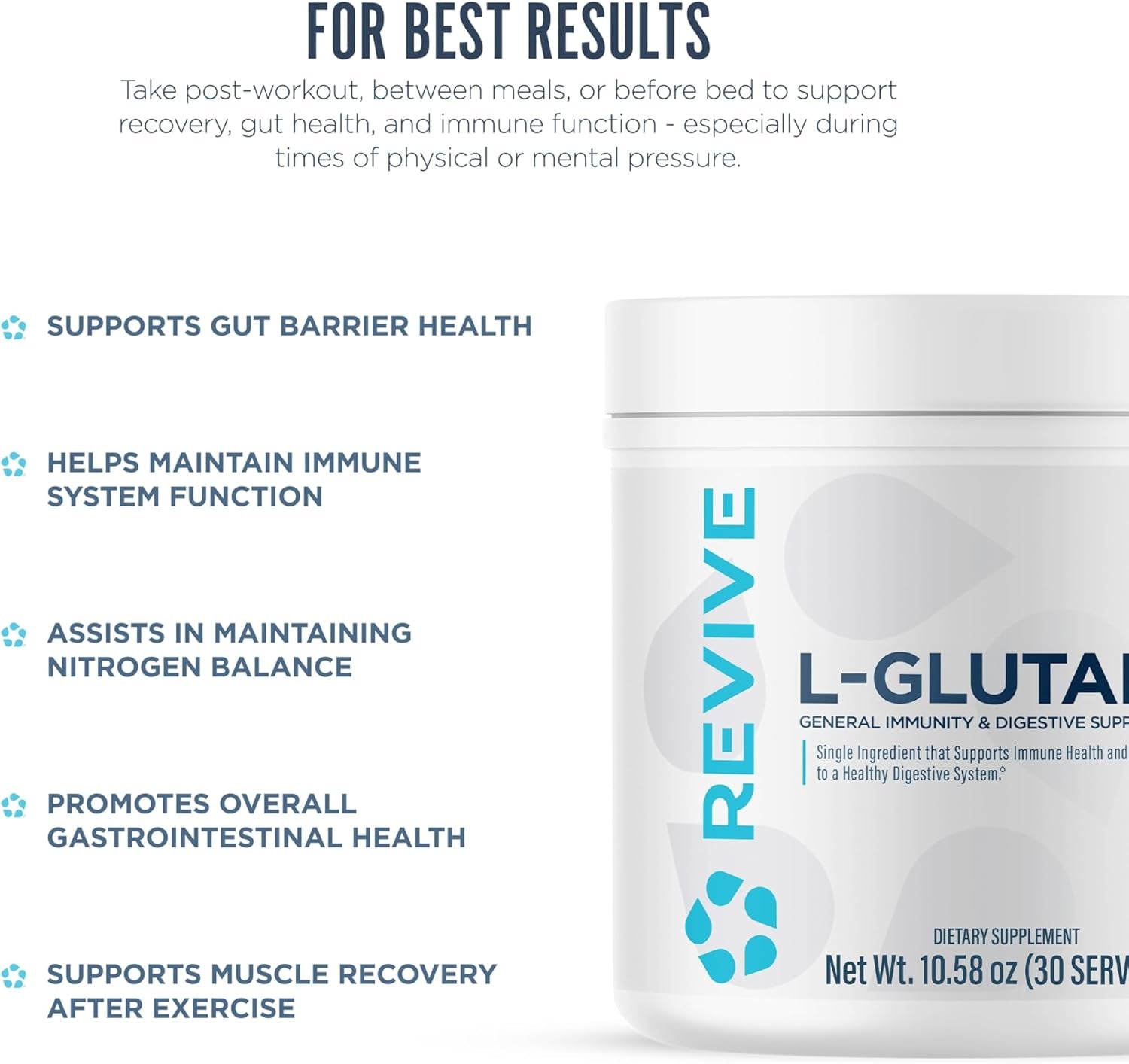 Revive MD L-Glutamine Powder