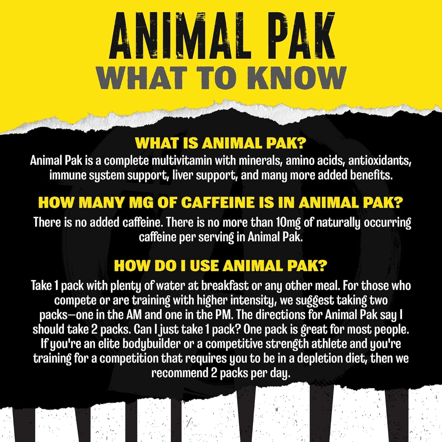Animal Pak Multivitamin for Men & Women