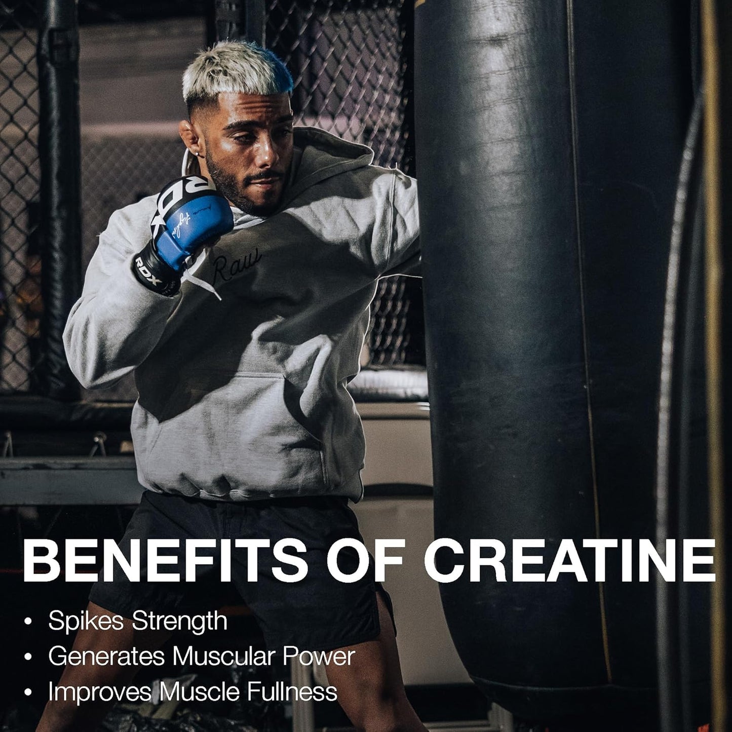 Raw Nutrition Creatine Monohydrate Powder - Unflavored