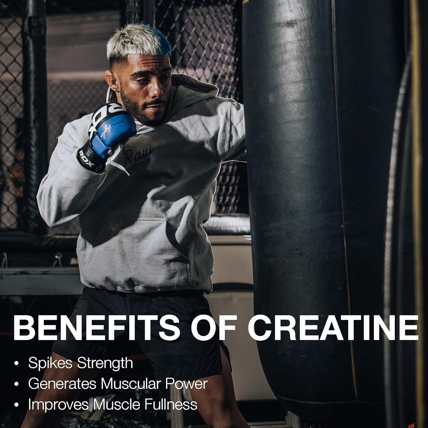 Raw Nutrition Creatine Monohydrate Powder - Unflavored