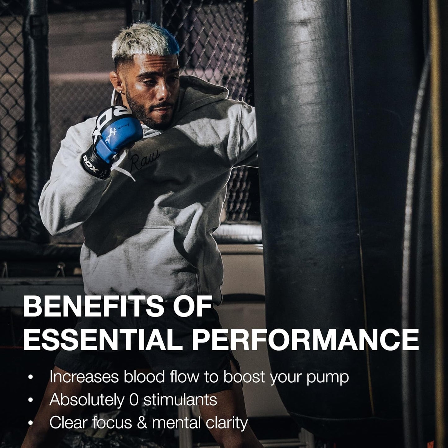 Raw Nutrition Non-Stim Pre-Workout Powder - Strawberry Kiwi