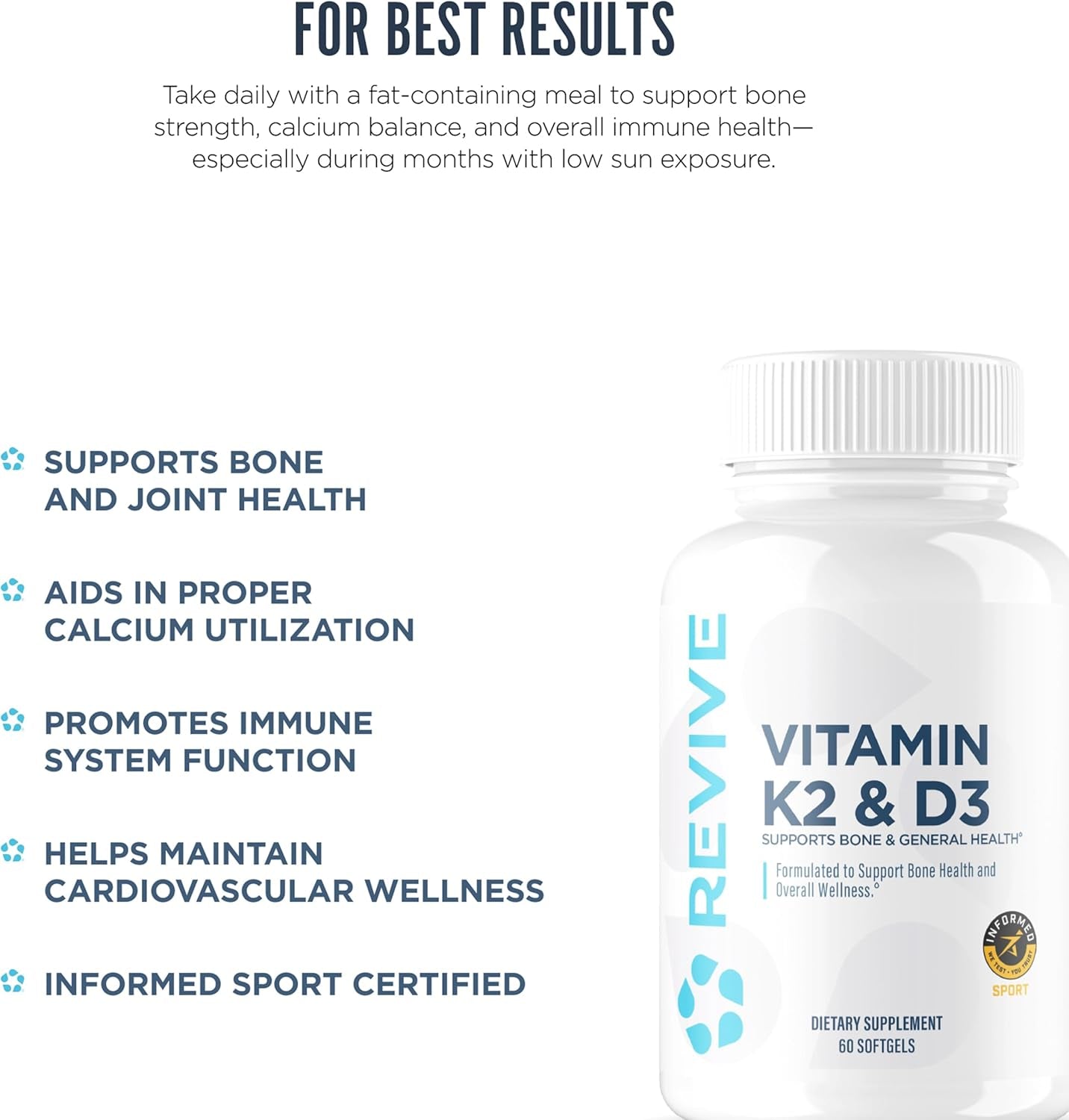 Revive MD Vitamin D3 & K2