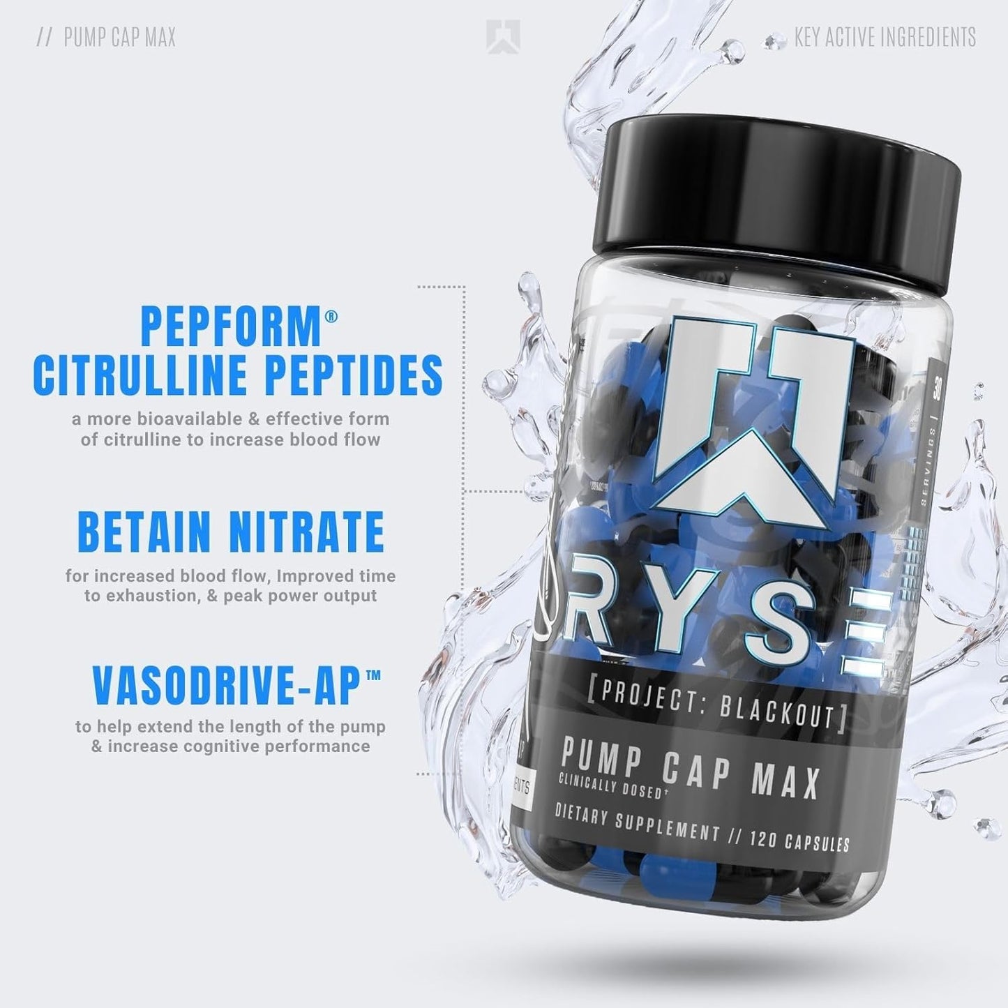 RYSE Project Blackout Pump Cap Max