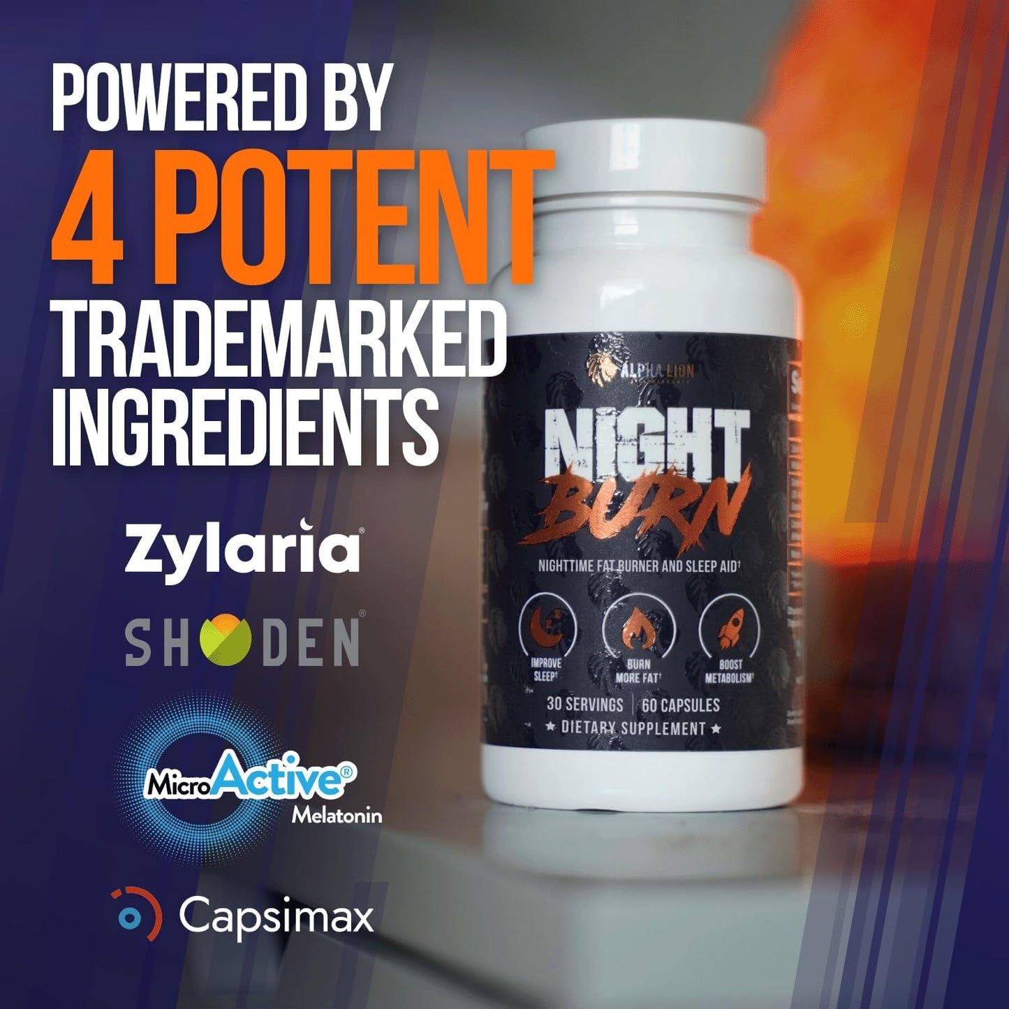 Alpha Lion Night Burn Metabolism Booster