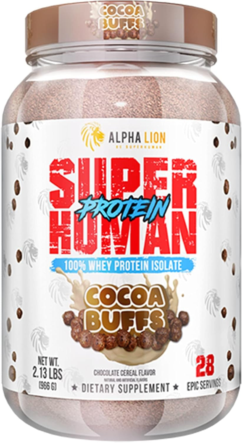 Alpha Lion Superhuman Whey Protein Powder - Cocoa Buffs