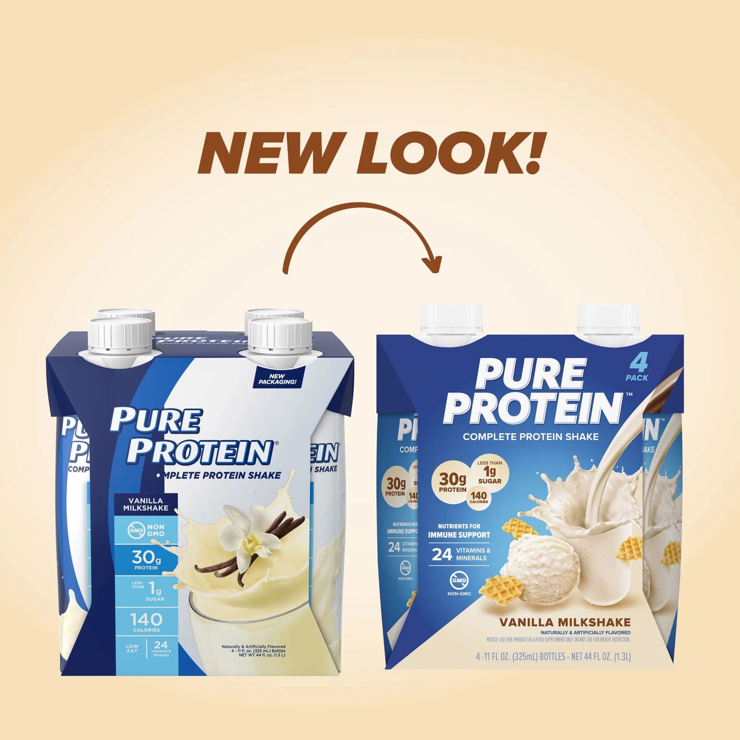 Pure Protein Shake - Vanilla Milkshake